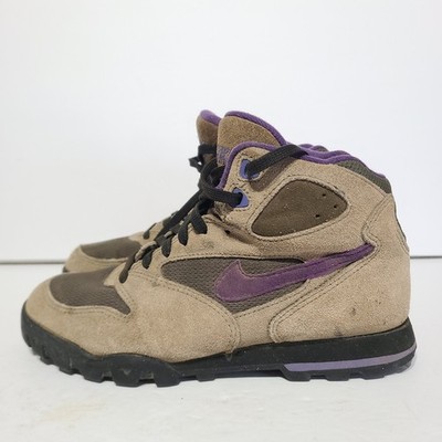B39 VINTAGE 90s NIKE CALDERA ACG 930709-IB HIKING BOOTS US 7 Brown Purple Suede