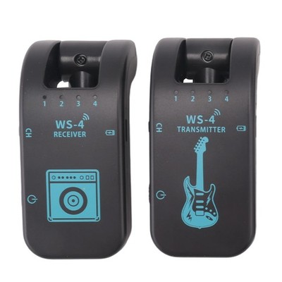 2,4G -4 Kabelloses Gitarrensystem, Gitarrensender und -Empfänger für E-Gi7822