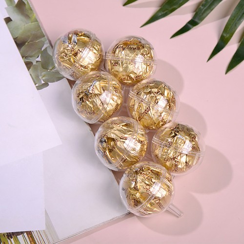 50Pc Clear Chocolate Box Truffle Liner Flower Candy Box Bouquet Chocolate Ball-! - Picture 4 of 6