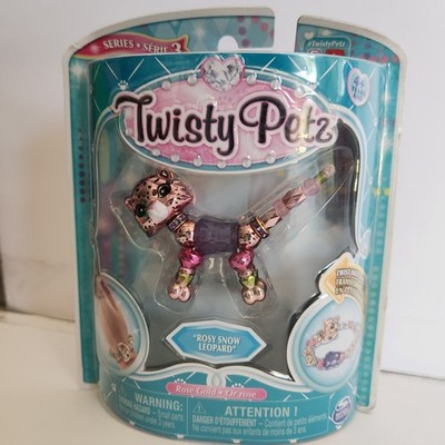 Twisty Petz Series 3 ROSY SNOW LEOPARD Rose Gold Bracelet Toy New Sealed