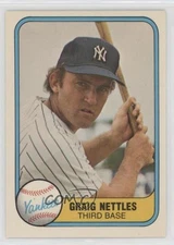1981 Fleer Graig Nettles (Craig on Back) #87