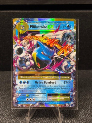 #ad M Blastoise EX 22 108 Holo Rare EX Evolutions Pokemon Near Mint $15.00