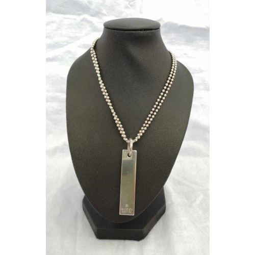 GUCCI Collana Placca Catena Sfera Giappone