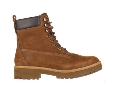 Mens Timberland Courma Guy Waterproof Boots Rust Nubuck Size 8M NEW