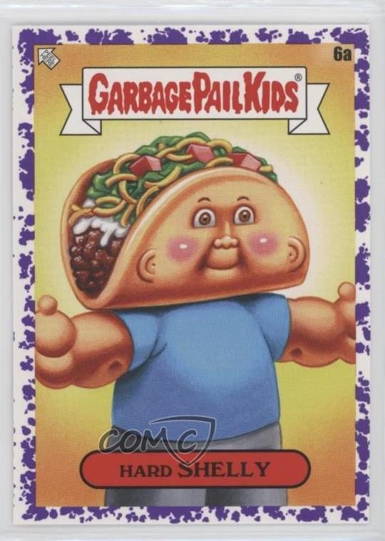 2021 Topps Garbage Pail Kids Food Fight Jelly Purple #6a Hard Shelly front