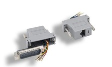 RJ45 to DB25-Male Modular Adapter