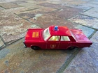 Vintage Matchbox Series No 21, Ford Galaxie, Fire Chief