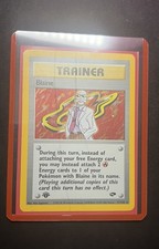 Blaine 17/132 Gym Challenge Holo 1st Edition (Damaged) on eBay