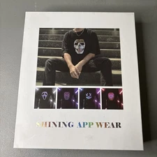 Face Changing LED T-Shirts with Bluetooth App, Light Up Halloween Shirts Size M