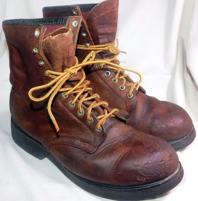 Vintage Red Wing Steel Toe Work Boots - Men 10.5 H