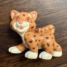 Go Diego Go Jaguar Figure Animal Rescue Baby 2003 Mattel Loose PVC Viacom Cat
