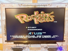 Rockin' Kats Nintendo NES Cartridge Only - Near Mint - Authentic - Deep Cleaned