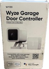 Wyze Garage Door Controller Cam v3 Bundle, Alexa & Google Compatible **SEALED**