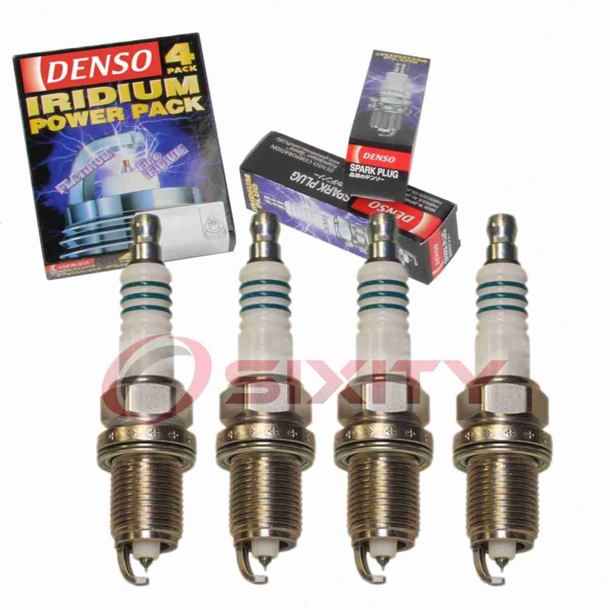 4 pc Denso Iridium Power Spark Plugs for 1993-2005 Volkswagen Jetta 2.0L L4 ui