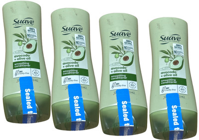 4 PACK Suave Professionals Avocado Olive Oil Smoothing Conditioner 12.6 oz Seal
