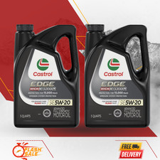 SALE-Castrol EDGE High Mileage Advanced Full Synthetic Motor Oil 5W-20 5QT 2Pk 19.18 per gallon