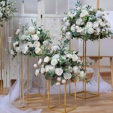 Artificial Roses Wedding Decoration Backdrop Arrangement Centrepiece Stage Decor