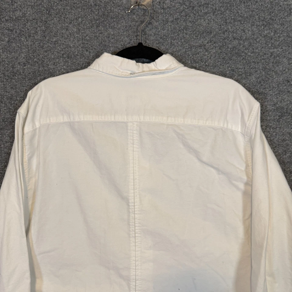 Rag & Bone Shirt Men XL White Button Down Fit 2 Long Sleeve Cotton Preppy Casual - Image 4 of 4
