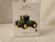 2006 Hallmark Keepsake Ornament John Deere 9620 Tractor Die Cast Metal