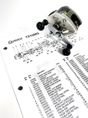 #ad Vintage Quantum 1310MG Casting Reel Dyna Mag Made in Japan Smooth Function $24.95