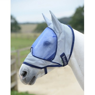 Toklat Bucas Buzz Off Deluxe Fly Mask with Ears - High-Visibility UV Protection