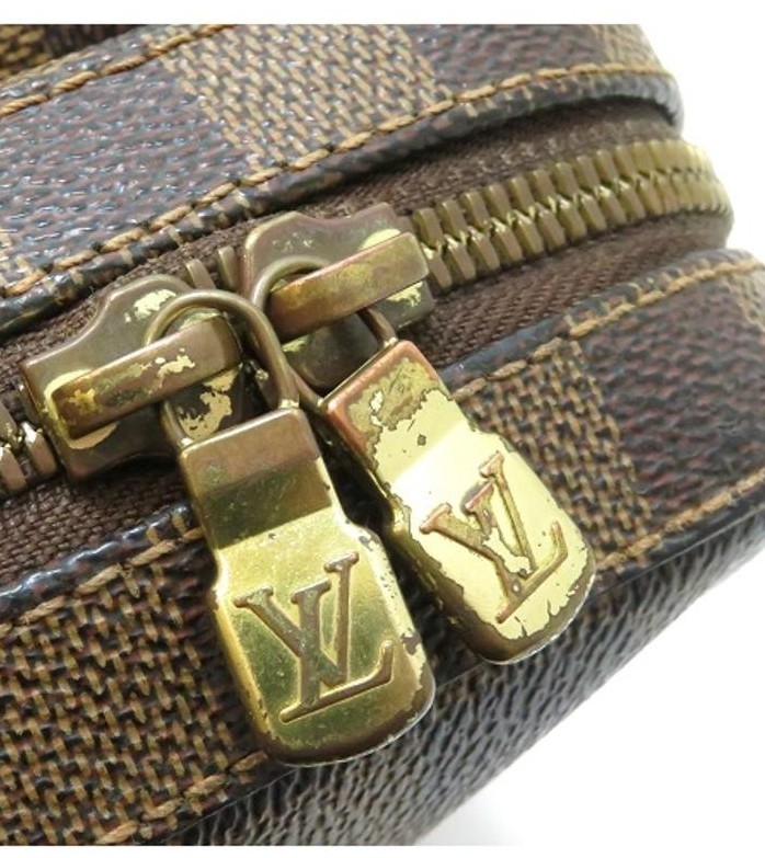 Louis Vuitton Geronimos Damier N51994 Brown Crossbody Shoulder Bag for Men