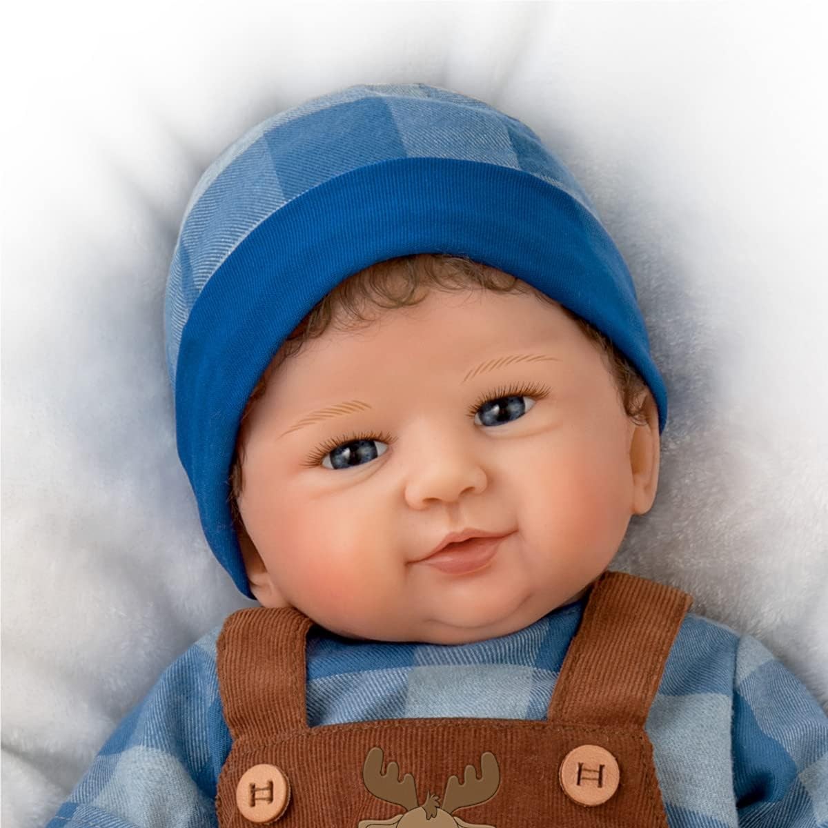 Ashton-Drake Adventure Awaits Authentic Silicone Baby Boy Doll by