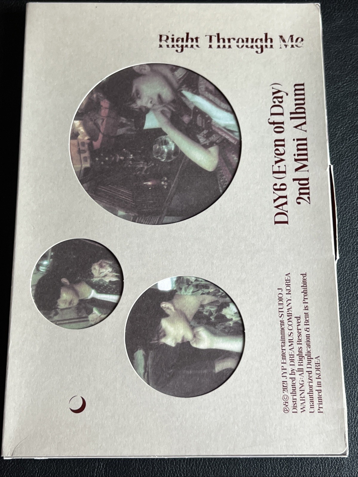 Day6 Even Of Day 2nd Mini CD Album Right Through Me 2021