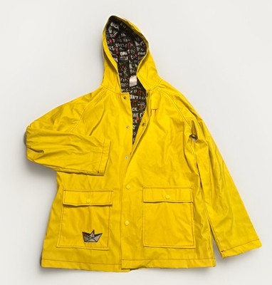 IT Chapter Two - Hooded Yellow Rain Coat Jacket -  Size Small