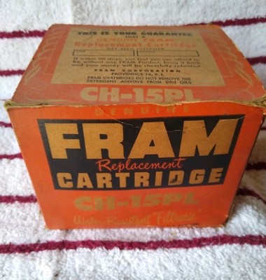FRAM OIL FILTER CARTRIDGE CH-15PL  1953 1954 1955 1956 1957 MOPAR V8s