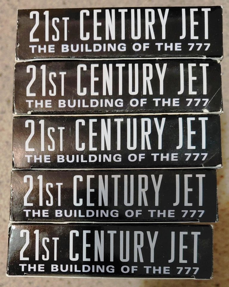 21st CENTURY JET The Building of the 777 Boeing Plane Documentary 5-tape VHS set - Image 4 of 4