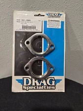 Drag Specialties Polished Stainless Steel Exhaust Flange Kit 1861-0889