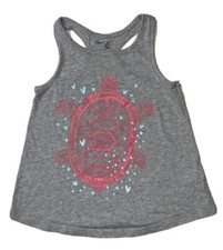 Preowned- Gap Kids Sleeveless Graphic Racerback Tank Top Girls Size S 