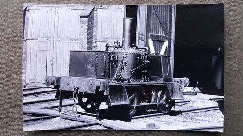 9532 Pressefoto ENGLAND Dampflok Museum um 1910