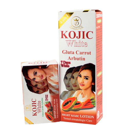 Kojic White Gluta Carrot Papaya Arbutin 7 Days White Whitening Lotion