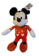 Just Play Disney Mickey Mouse Valentine  s Day Plush Doll 19  NWT