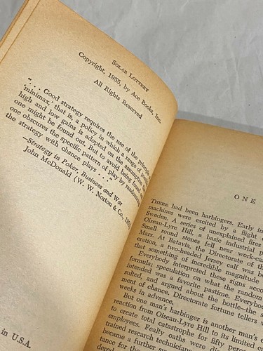 Philip K. Dick SOLAR LOTTERY Ace G-718 - Picture 5 of 6