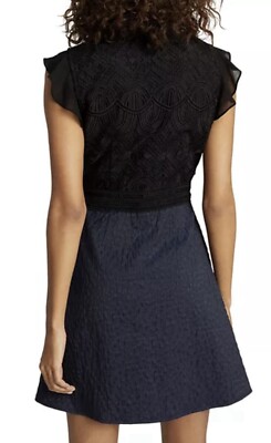 reiss embroidered dress Reiss Petite Linen Puff-Sleeve Embroidered Midi Dress in Ivory