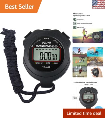 Multi-Functional Stopwatch with Calendar/Alarm   Perfect for Athletes & Coaches