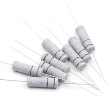 10pcs 3W Metal Oxide Film Resistor 5.6K 6.2K 6.8K 7.5K 8.2 9.1 10K 12 15 K R Ohm