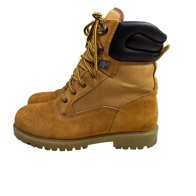 Brahma Tan Lace-Up Boots Brahma Womens Tan Steel Toe Work Boots Sizes | Mercari main image 4