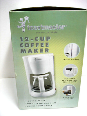 Coffee Maker  Toastmaster 12 Cup New in box+ 2 free gifts