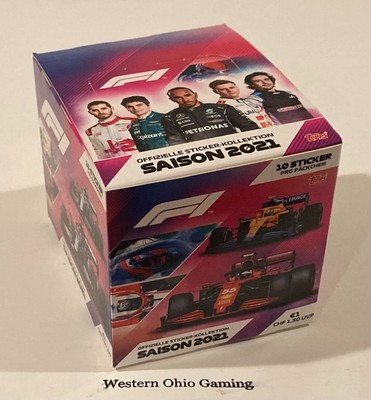 Topps 2021 Season Official Formula 1 Racing Sticker Pack Box NEW