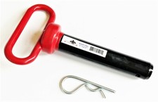 1 GOLIATH INDUSTRIAL RED HANDLE 1" X 5" TRACTOR HITCH PINS WAGON TRAILER RHP10S