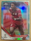 2021-22 Topps Chrome UEFA OMAR RICHARDS #146 Rookie RC SP #/199 Aqua Refractor