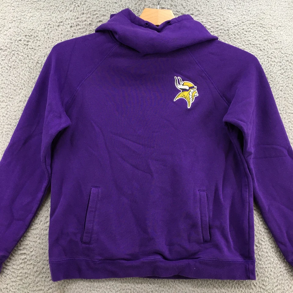 Куртка с капюшоном мужская Mitchell & Ness Minnesota Vikings S фиолетовая с вышитым логотипом - Изображение 2 из 4