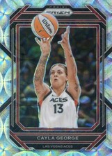 2023 Panini Prizm WNBA CAYLA GEORGE #58 PREMIUM BOX SET SCOPE #91/99 ACES