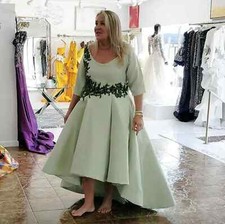 Mother Of The Bride Wedding Guest Dress Custom Made Plus Size Evening Gowns