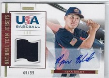 2012 PANINI USA AUTOGRAPH JERSEY RYAN BOLDT #/99