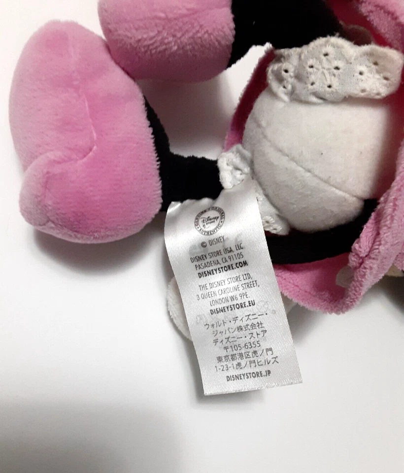 Disney Minnie Mouse Plush approx. 9 inch. Pink dress shoes and bow - Image 3 of 4